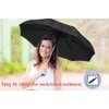 WT Windproof Umbrella - 12 Ribs Auto Open/Close Button, Large