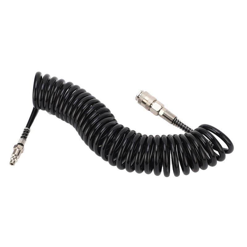 Recoil Air Hose Pressure Resistant Durable Flexible Lightweight Coiled Air