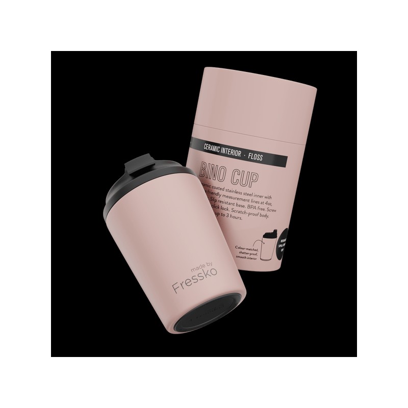 Fressko Reusable Bino Insulated Cup - 8oz Floss