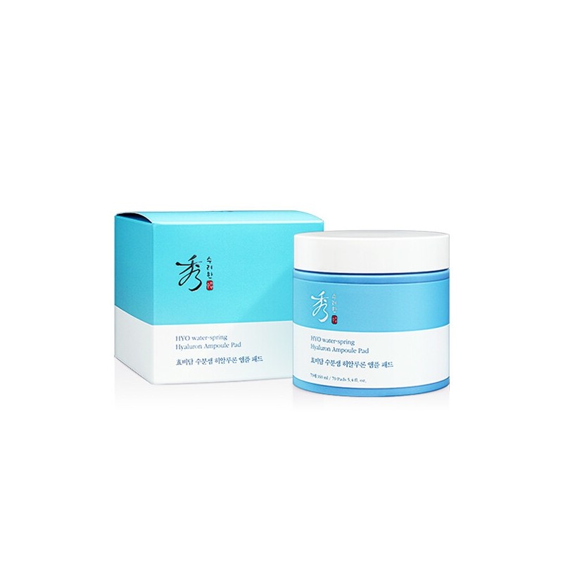 Suryeohan Hyobidam Moisture Spring Hyaluronic Ampoule Pads 70 sheets /