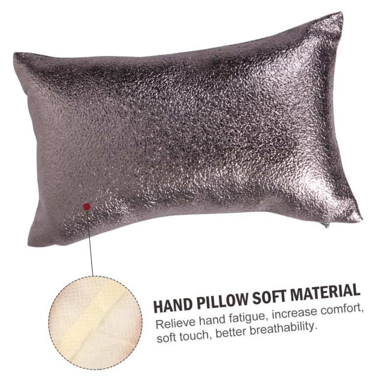 Outanaya 2pcs Pu Leather Folding Hand Rest Pad for Nail