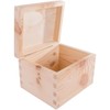 Small Rectangular Wooden Box with Lid | 14 x 12