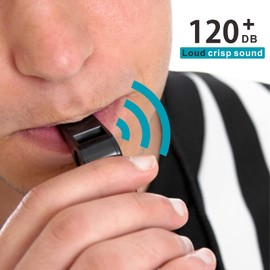 AMBITIONJUMP Whistle, 8 Pack Plastic Whistles for Coahes, Loud Crisp Sound Sports Whistle Whistle, Ideal for Coach, Referee, Teachers, Lifeguard, School, Soccer, Emergency(Multicolor)