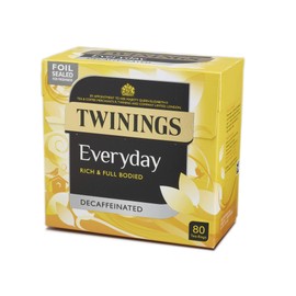 Twinings Everyday Black Tea Decaffeinated, Pack of 80