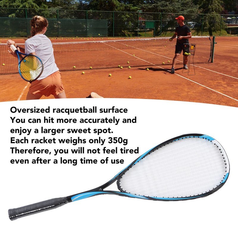 Squash Racket Lightweight Large Racquet Face Shock Proof Squash Racquet