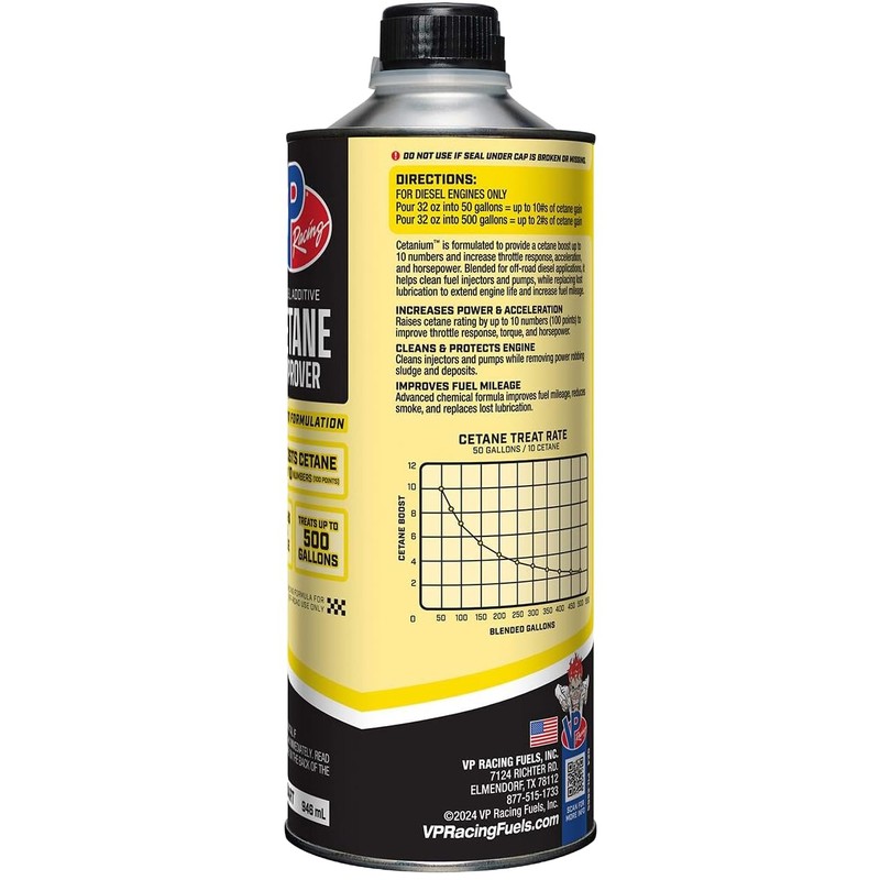 VP Racing Fuels Madditive Cetanium Cetane Concentrate - 8 Quarts