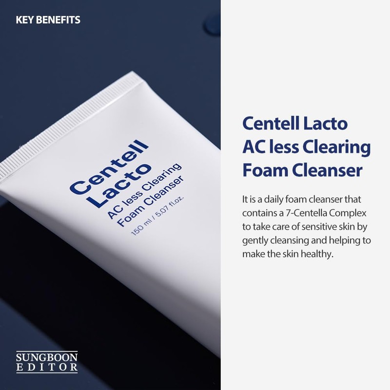 SUNGBOON EDITOR [SUNGBOON EDITOR]Centell Lacto AC Less Clearing Foam 150ml