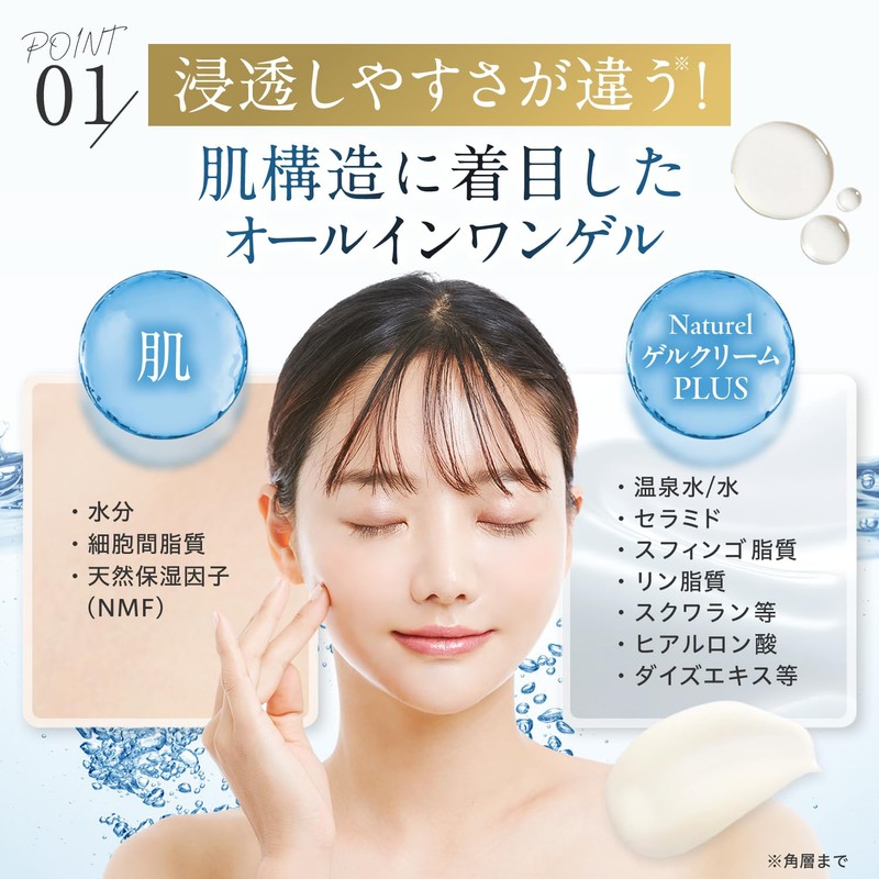 ナチュレルSPゲルクリーム 300g （オールインワンジェル 保湿クリーム） (300g詰替)