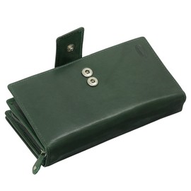 Luxury Ladies Leather Wallet Purse Zip XXXL 18.5 cm DIFFERENT COLOURS