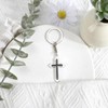 OBEISN Elegant Keyring with Classic Cross Design, as a Gift