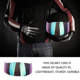 Motorcycle Helmet Lens, Tinted Visor Motorcycle Helmet Lens Windshield Replacement for AGV K5 K3SV (Multicolor)