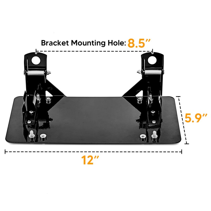 Mofun UTV ATV 8 3/4" Bracket Mounting Hole, 10" Flip-Up