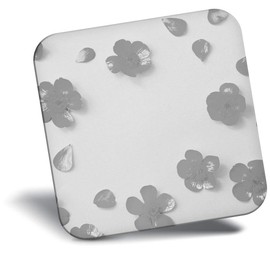 Destination Vinyl ltd Fridge Magnet bw - Cute Buttercup Flower #38960