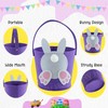 2Pcs Easter Surprise Eggs Buckets for Child | Reusable Easter