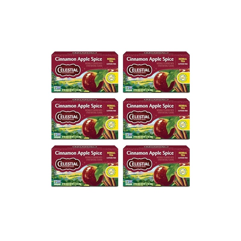 Celestial Seasonings - Té de hierbas, especias de manzana y
