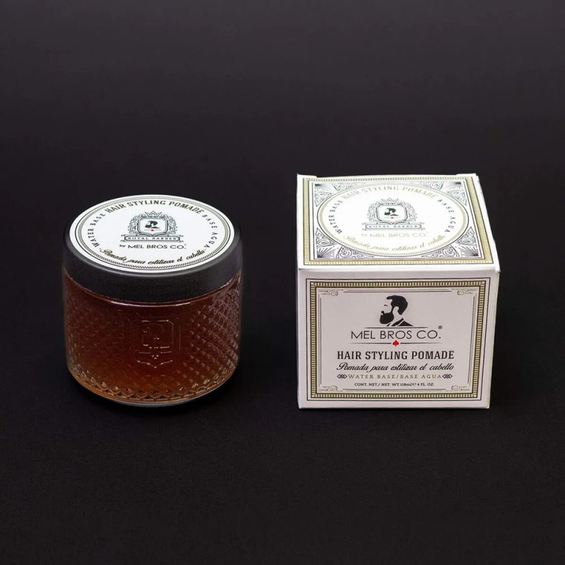 Mel Bros Co. Pomada Royal Base De Agua Extra Fijación