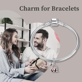 Famuan Jewelry Cute Penguins Charms 925 Sterling Silver Sea Pendant Beads for Women fit Bracelets Summer Mother's Day Birthday Christmas Gifts for Granddaughters Friends