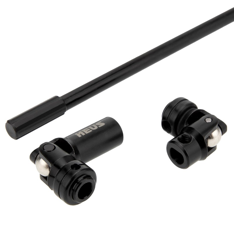 MEUS RACING 2Pcs SCX10 Driveshaft 62-180mm Cut to Length Driveshaft