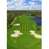 LYLYCTY 5x7ft Golf Course Backdrop Blue Sky White Clouds and