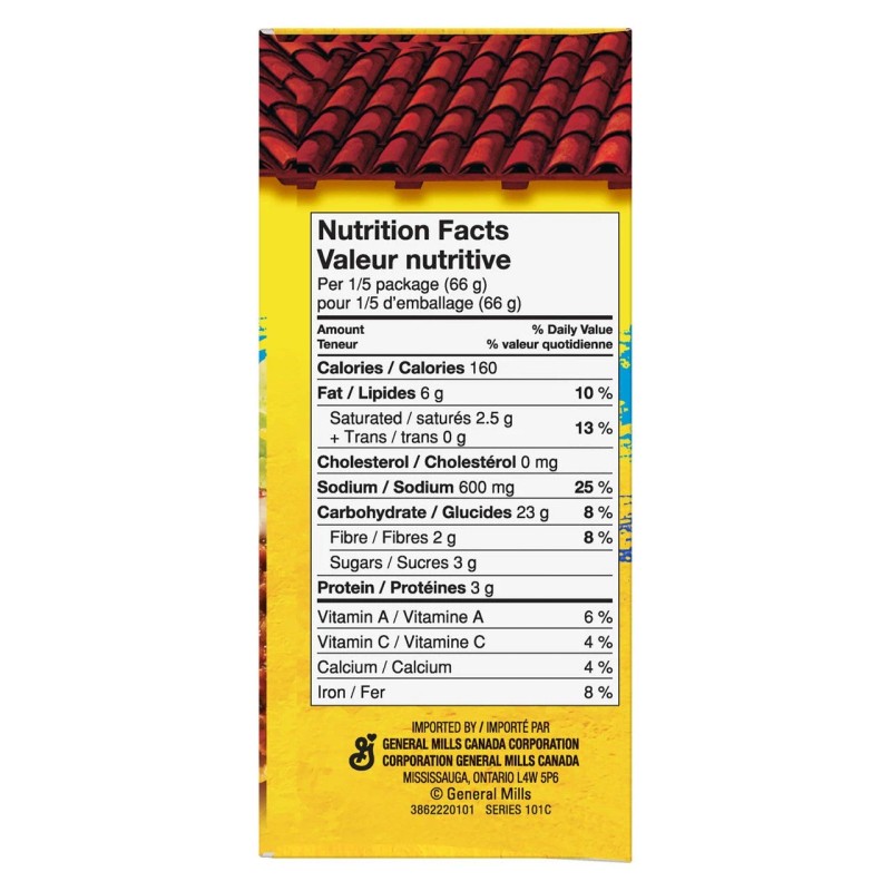 General Mills Old El Paso Hard Taco Extra Mild Super