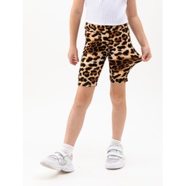 10 Pack Girls Bike Shorts 2.36” High Waisted Black Yoga Shorts for Toddler Girls Running Dance Jumping Sports Cheer, 10 Random Prints, 10-11 Years