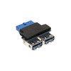 InLine 33444I USB 3.0 Adaptor / 2x Female A to