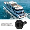 Qiilu Thru hull fitting 3/4 Boat Through Hull Connector 3/4in