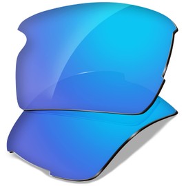 Dynamix Polarized Replacement Lenses for Oakley Flak 2.0 XL | Easy To Install | Fit Perfectly | Ice Blue