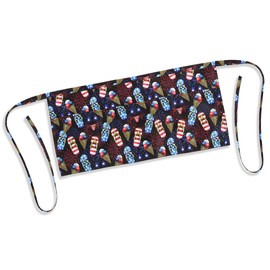 Patriotic Waitress Apron for Fourth of July and Summer BBQs and Parties, American Flag, Stars, Server Aprons with 3 pockets, Red White and Blue