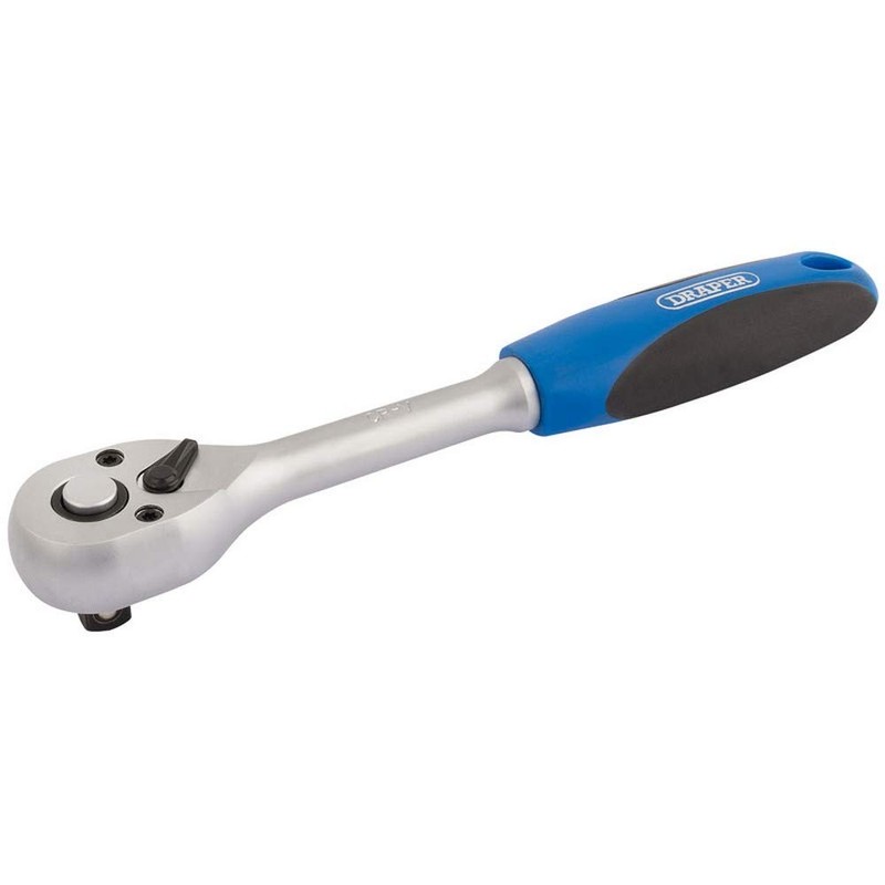 Draper 16428 72 Tooth Square Drive Reversible Soft Grip Ratchets