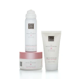 Rituals Gift Set for Women by The Ritual of Sakura, Sample Size- with Rice Milk and Cherry Blossom - Nourishes and Renews the Skin
