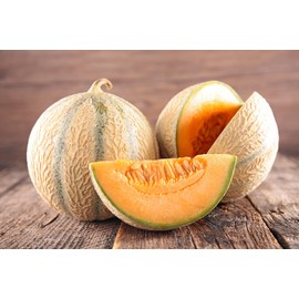 CEMEHA SEEDS - Seeds Cantaloupe Charente F1 Rare Sweet Melon Non GMO Fruits for Planting