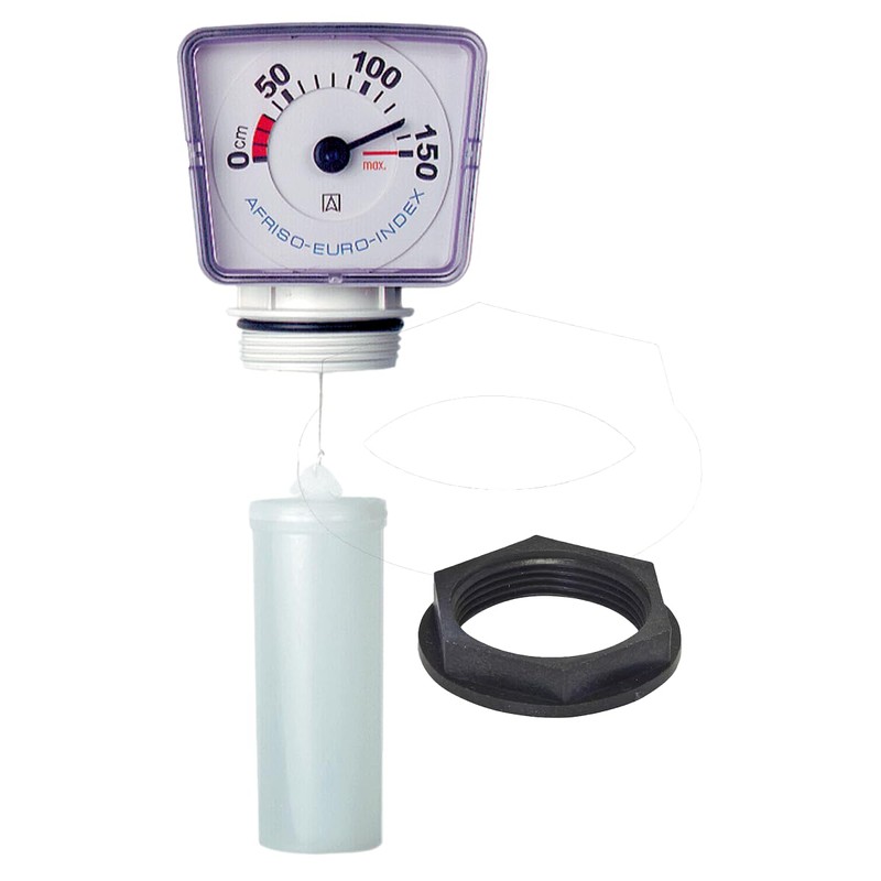 Adjustable Float Gauge for Oil/Fuel/Heating/Water - 1.1/2" With Backnut, Reversible