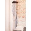Sonic Energy Spiral Chime - 73cm Silver - Metallic Wind