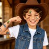 108 PCS Cowboy Temporary Tattoos Kids, Rodeo Birthday Party Favors