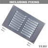 TERF® 9'' X 6'' Aluminium Louvre Air Vents 9'' X