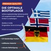 FLAGLY Premium Boat Flag Greece 30 x 20 cm -