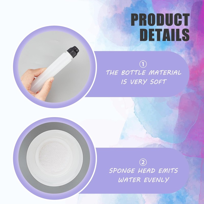 NICENEEDED Pack of 8 Empty Dauber Bottle Refillable Marker Bottles