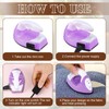 Zhehao 8 Pcs Mini Craft Iron Small Heat Press 3.39