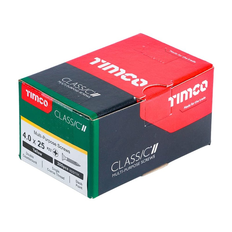TIMCO Classic Multi-Purpose Screws - PZ - Double Countersunk -