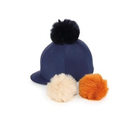 Shires Switch It Pom Pom Skull Hat Cover in Charcoal onesize
