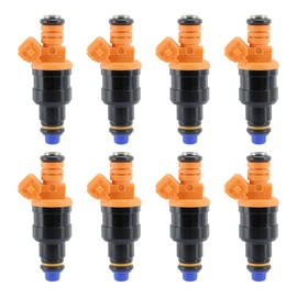 FJ713 Fuel Injectors Compatible for Ford Mustang V8 4.6L 1996-2004, E-250 Econoline V8 5.8L 1990-1996, E-350 Econoline V8 5.8L 1990-1996, F-350 V8 5.8L 1989-1997, 8PCS