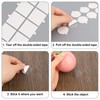 100pcs Transparent Tablecloth Clips, Square & Round Windproof Table Cloth