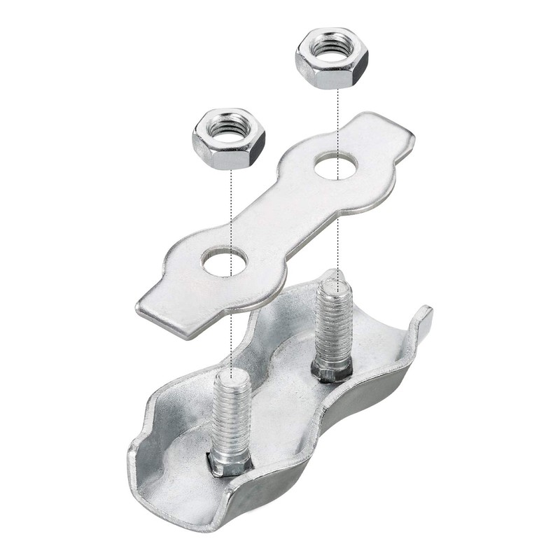 Maitys Poly Rope Connector Wires Splicer Galvanized Steel Connector for