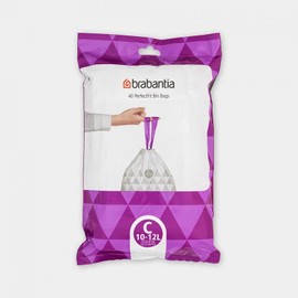 Brabantia Bin Liner C, 10-12 L - 40 Bags