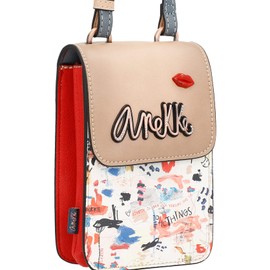 Anekke Women's Mini Shoulder Bag - Multicoloured, One Size - Casual Hobo Bag with Adjustable Strap - Fun & Music Collection