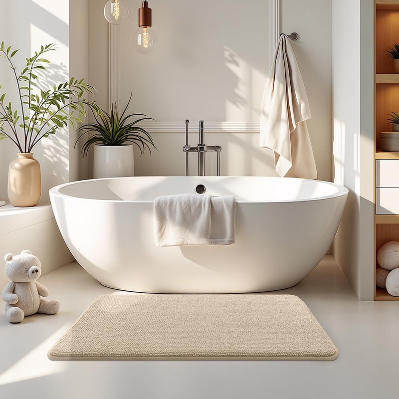 smiry Thick Memory Foam Bath Mat,40 x 60 cm,Extra Soft