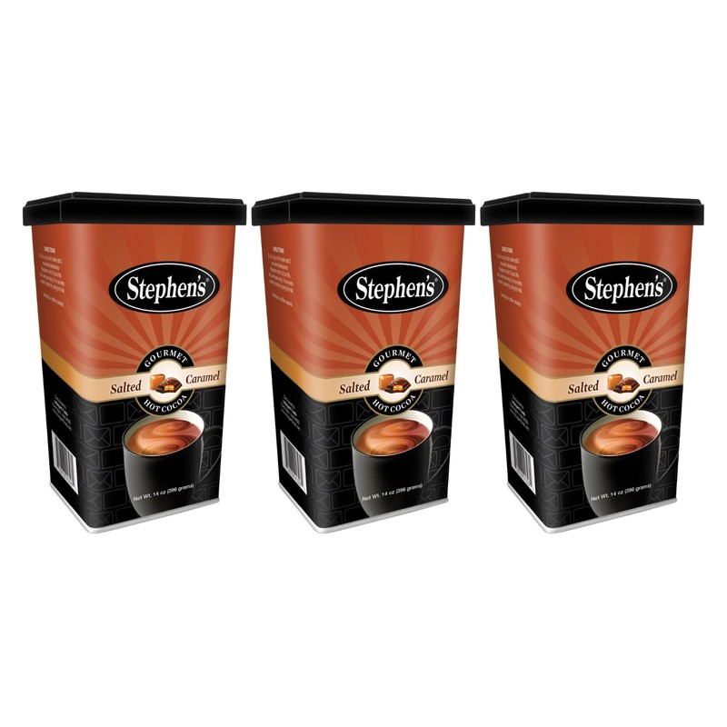 Stephen's Gourmet Hot Cocoa, Salted Caramel, 14 OZ (Pack of
