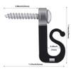 HuyxyTec Q-Hanger Screw Hooks, 20 Pack Outdoor Indoor Light Holder