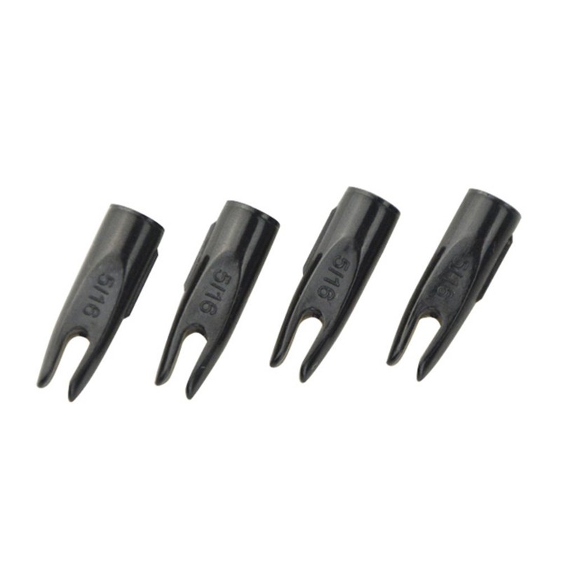 ZSHJG 50pcs Archery Plastic Arrow Nocks 5/16" Plasticnock Arrow Tails